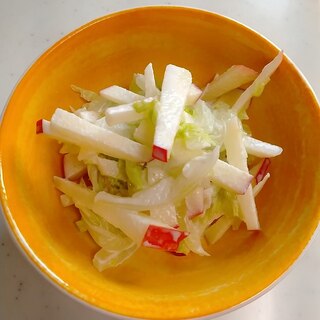 りんご しゃきしゃき☆白菜サラダ